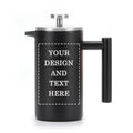 21/1/25 Personalized French Press Coffee Maker, Stainless Steel Coffee Press Customized Text/Picture 098