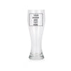 21/1/21 Personalized Beer Glasses Classic Glasses for Men Custom Text/Photo/Logo+049
