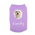 21/3/22 Personalized  Dog Shirts，Cotton Dog Shirt Breathable Pet for Small to Medium Dogs Puppy  Customized Text/Picture 250