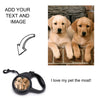 21/2/1 Personalized Pet Leash, Dog Retractable Leash, Pet Leash for Small Medium Dogs, Nylon Ribbon Leash One -Hand Brake and Lock Custom Text/Photo/Logo+114