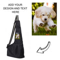 21/3/5 Personalized Hand Free  Adjustable Pet Sling Bag Customized Text/Picture 195