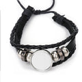 21/5/7 Personalized Leather Cord Bracelet DIY Bracelet Jewelry Customized Text/Picture 384