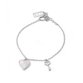21/3/22 Personalized Women's Link Bracelets， Alloy Heart-shaped Fritillary Bracelet Customized Text/Picture 252