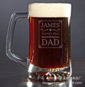 21/1/19 Personalized Beer Glasses with Handle 17oz Beer Glasses for Men Custom Text/Photo/Logo+034
