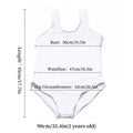 21/3/6 Personalized Little Girls Quick Dry  One-piece Swimsuits  Customized Text/Picture 198