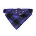 21/4/15 Personalized Pet Plaid Collar Saliva Towel Triangle Scarf Bib Customized Text/Picture 334