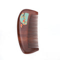 21/3/31 Personalized Wooden Comb Natural Painted Customized Text 293