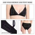 21/3/16Personalized Women's Bikini Sets Lace Trim Swimsuit Text/Picture 238