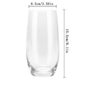 21/2/2 Personalized Highball Glass，Bar Glassware for Mojito,  Cocktail， Crystal High Ball Glass Drink Tumblers Customized Text/Picture 123