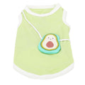 21/4/2 Personalized Avocado Ice Silk Satchel Pet Clothing Customized Text/Picture 304