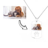 21/4/26 Personalized Custom Dog Tag Photo Necklace Pet Dog Army Brand Necklace Customized Text/Picture 366