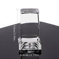 21/2/2 Personlized Wall Tabletop Picture Frames Crystal Impressions Customized Crystal Photo Picture Laser Engraved in Crystal Holographic Crystal Custom Text/Photo/Logo+119