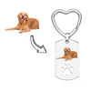 21/4/26 Personalized Custom Dog Photo Keychain Souvenir Customized Text/Picture 367