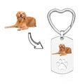 21/4/26 Personalized Custom Dog Photo Keychain Souvenir Customized Text/Picture 367