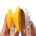 21/1/19 Personalized Hair Shampoo Brush Soft Silicone Hair massage Brush Remove Dandruff Custom Text/Photo/Logo+029