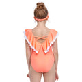 21/3/10Personalized Girls One-Piece Double Ruffle Swimsuit Custom Text/Picture 213