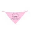 21/4/19 Personalized Pet Solid Color Belt Saliva Towel Triangle Scarf Customized Text/Picture 341