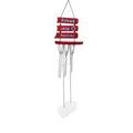 21/4/2 Personalized Classic Sailboat Type Wooden Aluminum Bar Wind Chime Customized Text/Picture 302