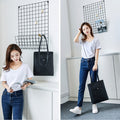 21/4/8 Personalized Large-capacity One-shoulder Handbag Simple and Versatile Literary Big Bag Customized Text/Picture 314