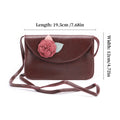 21/3/8 Personalized Leather Messenger Bag Retro Ladies One Shoulder Messenger Bag  Customized Text/Picture 202
