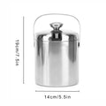 21/2/20 Personalized Ice bucket Insulated with Tongs and Lids  Double-layer vacuum design Keep warm for longer Custom Text/Photo/logo 174