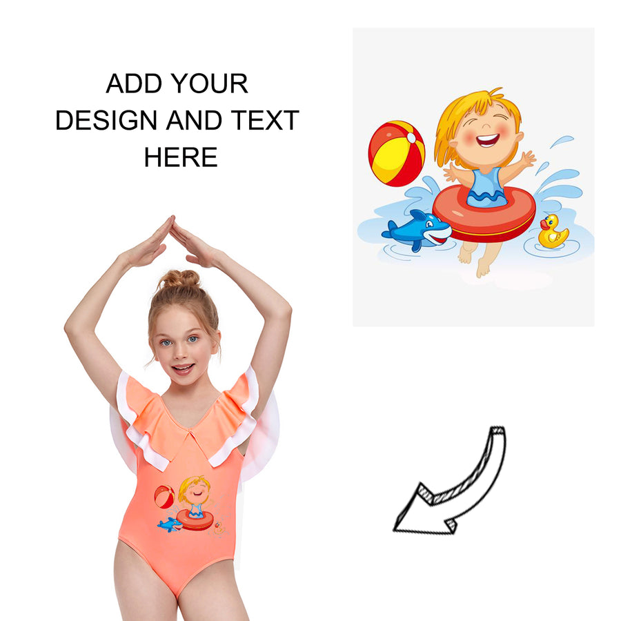Would you wear this personalized swimsuit with characters from the