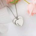 21/2/4 Personalized Necklace 2 Heart Necklace Fashion Jewelry Gift Customized Text/Picture 140