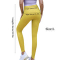 21/3/11 Personalized  Women's Yoga Leggings with  High Waisted  Customized Text/Picture 222