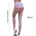 21/3/11 Personalized  Women's Yoga Leggings with  High Waisted  Customized Text/Picture 222