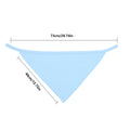 21/4/19 Personalized Pet Solid Color Belt Saliva Towel Triangle Scarf Customized Text/Picture 341