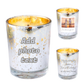 Haadimore Custom Photo Scented Soy Candle, Personalized Jar Scented Candle with Photo/Text, Custom Hand Crafted Gift - Wax Candles for Home Decor or Wedding Favors (Starry Sky Design 2.5oz)