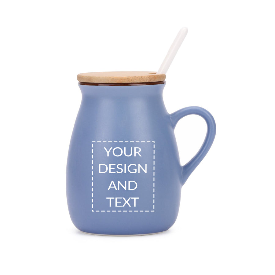 Fancy Coffee Mug with Lid/Coaster - Bodylastics