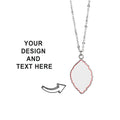 21/3/15 Personalized Women's Choker Necklaces， Alloy Couple Style Women's Pendants Customized Text/Picture 230